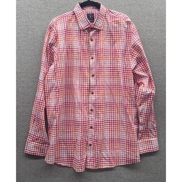 Johnnie O Top Shelf Shirt Mens 2XL Shula Nantucket Button Up Long Sleeve Easter - Picture 2 of 7